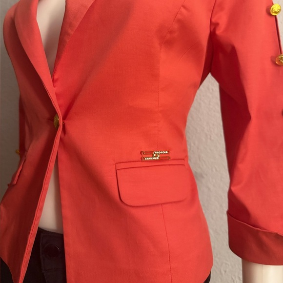 NWOT Single-Breasted Blazer 3/4 Sleeves Notched Lapel One Button Closure Lined - Picture 11 of 16